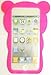 Bukit Cell 3D Cartoon Hot Pink Bear Silicone Case for Ipod Touch 6th / 5th Protector + Metallic Touch Pen