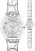 Swatch Women's Skin SFK300G Silver Stainless-Steel Quartz Watch with Silver Dial