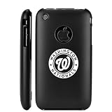 Apple iPhone 3G 3GS Black Aluminum Metal Case Washington Nationals