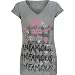 Apparel : INFAMOUS Skulls Away Girls Tee - Grey