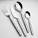 60pc Monogram Cutlery Set in Gift Box - Cane