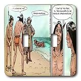 Londons Times Funny Society Cartoons - Those Funny Immigrants And Their Names - Light Switch Covers - double toggle switch