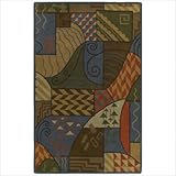 IMAGE OF Kaleen 6601-17 Kanha Malawi Blue Contemporary Rug Size: 8' x 11' Rectangle