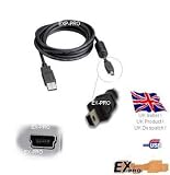 Ex-Pro Olympus Part USB4 CBUSB4 cable lead USB digital camera connector Camedia X-1, X-2, X-200, X-250, X-300, X-400, Stylus 300, 300, 410, mju 10, mju 15, mju 20, mju 30, mju 40 PS, mju 300, mju 400, mju 410, Olympus Ferrari 2004.