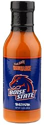 Tailgate Boise State University Tailgate Medium Wing Sauce, 12-Ounce Glass Bottles (Pack of 6)