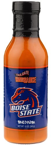 Tailgate Boise State Universitytailgate Medium Wing Sauce, 12-Ounce Bottle (Pack of 6) by Tailgate