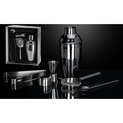 Cocktailset aus Edelstahl gl�nzend in Geschenkverpackung (Z154)