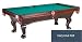 Sporting Goods : Dunbar Solid Maple 8 foot Pool Table - Cherry Finish - Navy Felt