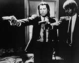 Click for larger image of Pulp Fiction (John Travolta & Samuel Jackson Pointing Guns) Glossy Photograph - Movie - 8' X 10'