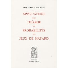 Applications de la th�orie des probabilit�s aux jeux de hasard