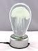 Glow in the Dark Glass Jellyfish on LED Light Stand 5.5 Tall
