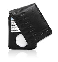Griffin Elan Convertible Leather Flip-Top Case for iPod nano 3G (Black)