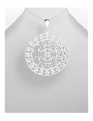 Pendant Necklace In 92.5 Sterling Silver