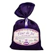 Le Paludier 8.8 oz Fleur de Sel from Brittany France, in purple burlap bag