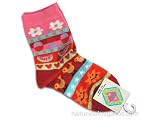 MP Funny Welts Red Cotton Socks