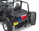 Bestop 4262501 Jeep Accessories - Cargo Box; Extendatrunk; Rear Storage; No Drilling Required; Black;