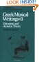 Greek Musical Writings: Volume 2, Harmonic and Acoustic Theory (Cambridge Readings in the Literature of Music)