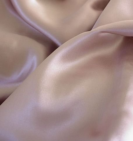 100% Mulberry Silk Charmeuse Queen Flat Top Sheet Pale Pink Half of Retail On Sale