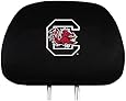 NCAA South Carolina Fighting Gamecocks Team ProMark Head Rest Cover-Set of 2, Standard, Black