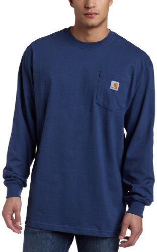 Carhartt Men's Workwear Pocket T-Shirt,Dark Blue,Medium Regular