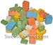Concord Candy Blox, Build'Em & Eat'Em- Assorted Fruit Flavor, 1 Lb