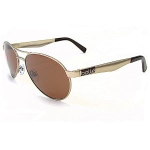 Buy BOLLE Boulevard 11139 Sunglasses Gold Polarized Shades by Bolle