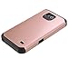 ZTE MAVEN Case, ZTE Overture 2 Case, LUXCA [Shock-proof] Hybrid Dual Layer [Slim Fit] Defender Protective Case Cover for ZTE MAVEN / ZTE Overture 2 (Rose Gold)
