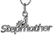 Sterling Silver #1 Stepmother 1 (25mm) wide Talking Charm.