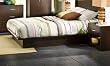 South Shore Furniture Step One Collection Queen Platform Bed, Chocolate