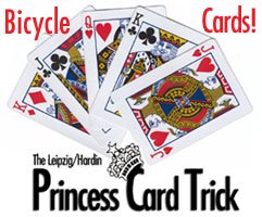 Princess Card Trick with Bicycle Cards From Royal Magic - A Classic of Modern Magic, Now Available on Poker-size Bicycle Rider Back Stock!
