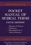 Schirmer Pronouncing Pocket Manual of Musical Terms