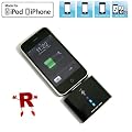RYDGES� RMT-MPS01 Mobile Power Station Zusatzakku 1000mAh Megapower - schwarz f�r Apple iPod und iPhone (3G / 3GS iPhone 4 / 4S)