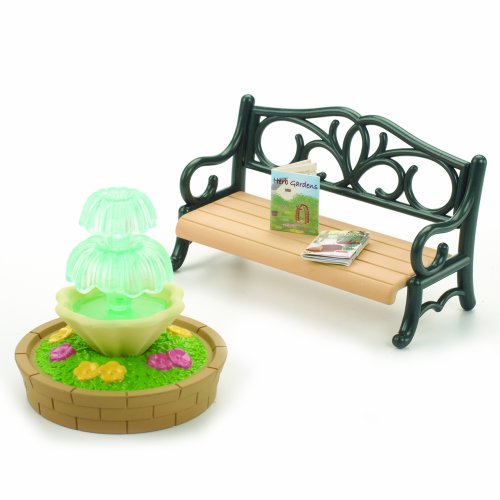 Sylvanian Families Ornate Garden Bench & Fountain