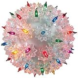 Bethlehem Lighting Indoor/Outdoor Standard Starlight Sphere 100 Lights, Multi-Color