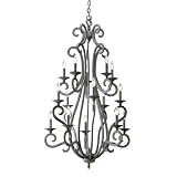 Santa Barbara Design Foyer Chandelier shown in Rembrandt Finish K3164
