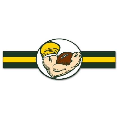 Green Bay Packers Stripe car bumper sticker window decal 7