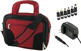 410Xj4yqFKL. SL160  rooCASE 2n1 Combo   Acer Aspire One 531h 10.1 Inch Netbook Carrying Case and AC Adapter Wall Charger   Red / Black Deluxe Bag