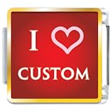 Pugster I Heart Custom Birthstones Jewelry Italian Charm