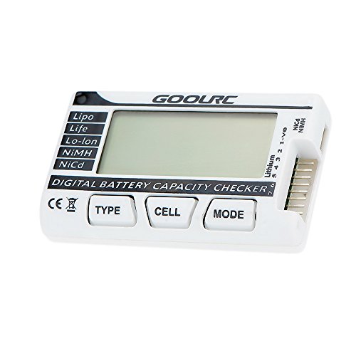 Tomtop rc cellmeter-7 digital battery capacity checker lipo life …