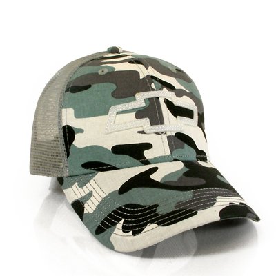 Chevrolet Bow Tie Grey Camouflage Mesh Baseball Hat