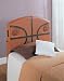 Full Size Headboard with Built-In Speakers in Basketball Design