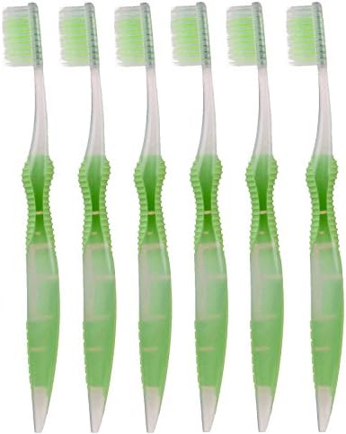Sofresh Flossing Toothbrush - Adult Size | Your Choice of Color | (6, Green)