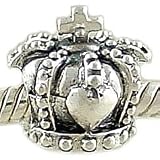 Authentic Biagi Queen Crown Solid 925 Sterling Silver Bead fits European Charm Bracelet