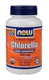 NOW Foods Organic Chlorella 500mg  200 Tablets