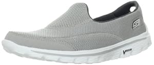 Skechers Women's Go Walk 2 Fashion Sneaker,Grey,7.5 M US