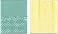Sizzix Textured Impressions Embossing Folders 2PK - Flourish, Dots & Ribbon Set by Rachael Bright