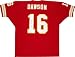 Len Dawson Autographed Red Custom Jersey