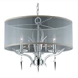 Triarch 29492 3 Light Allure Chandelier, Chrome