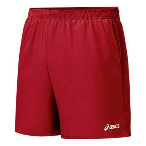 Asics Men's 2-N-1 Short, Brick, Large
