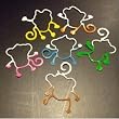 Tie Dye Monkey Bama Bandz 24 Pack - Glow in the Dark